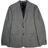 Timo Blazer Black Melange Wool