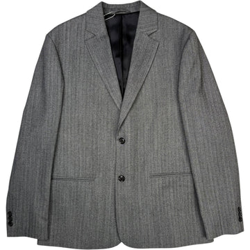 Timo Blazer Black Melange Wool
