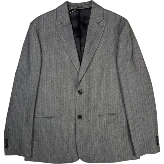 Timo Blazer Black Melange Wool