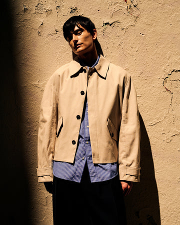Cosme Jacket Austere Beige Cotton