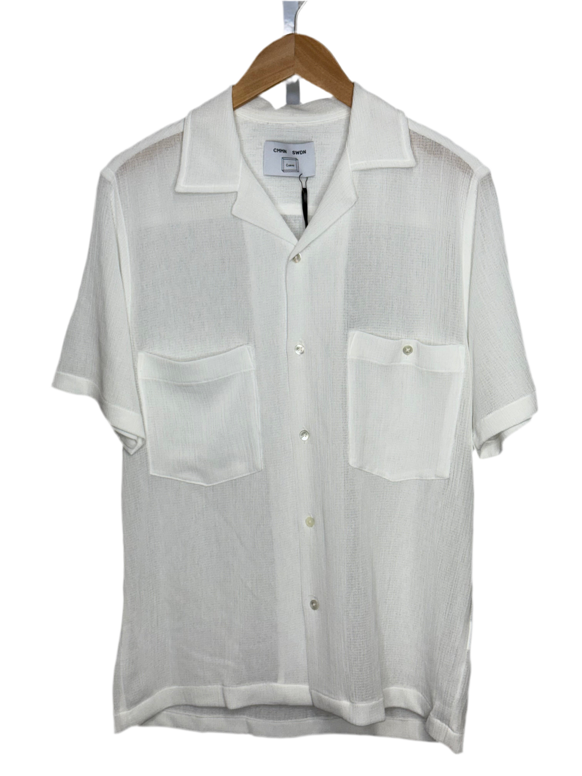 Dexter White Shirt Japanese Cloth – Cueva Dexter White Shirt Japanese Cloth – Cueva