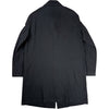 Wool Viyella Tumbler Shop Coat Black Wool