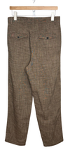 Canasta Trousers Noce Brown Linen Viscose