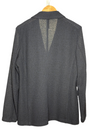 Double Breasted Peak Lapel Blazer Bicolour Frise Blue Black