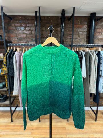 Knitted Mohair Blend Sweater