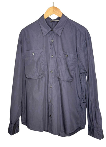 Eren Shirt Cotton Poplin Abisso