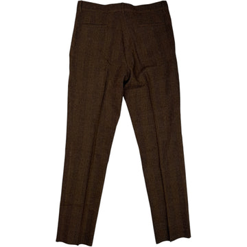 Aantioco Regular Dart Trouser Brown Check