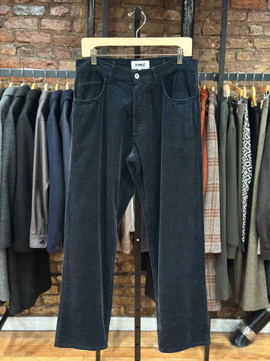 Bez Black Corduroy Seersucker Pant
