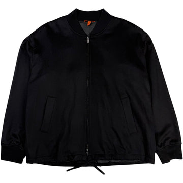 Giare Zip Coat Black Wool