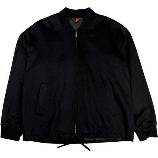 Giare Zip Coat Black Wool