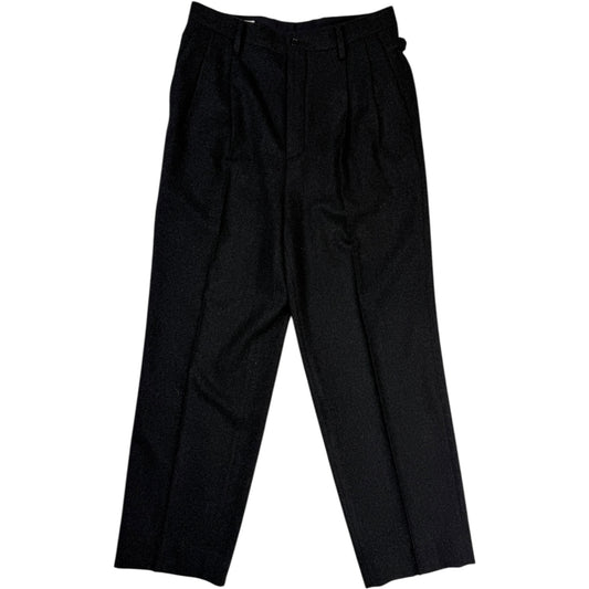 Cashmere Shoe Cut Slack Charcoal