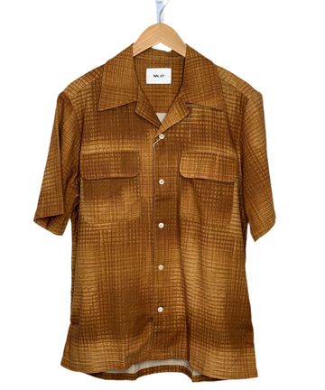 Daniel Short Sleeve Shirt Brown Print