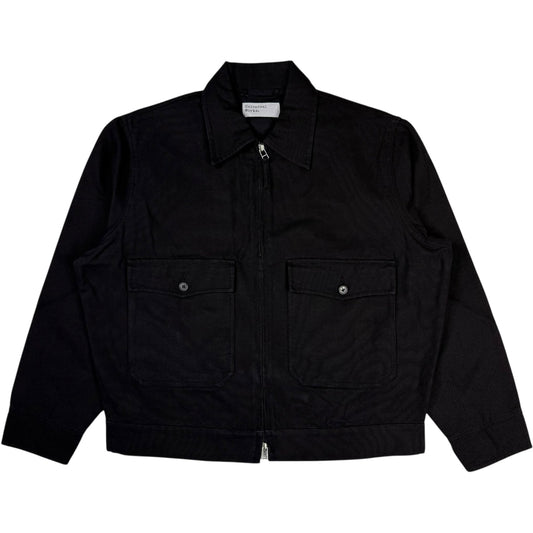 Organic Black Canvas Jacket