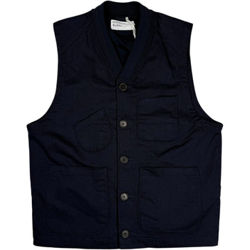 Navy Works Twill Station Waistcoat