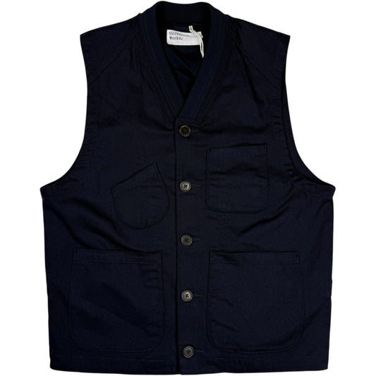 Navy Works Twill Station Waistcoat
