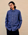 Double Washed 8oz Denim 3-Pocket Work Shirt