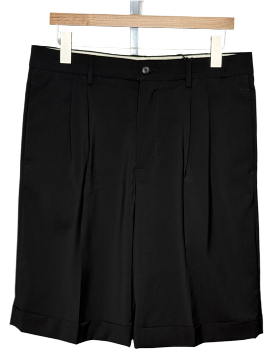 Scandola Shorts Tropical Wool Black