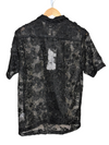 Duane Short Sleeve Camp Shirt Black Floral