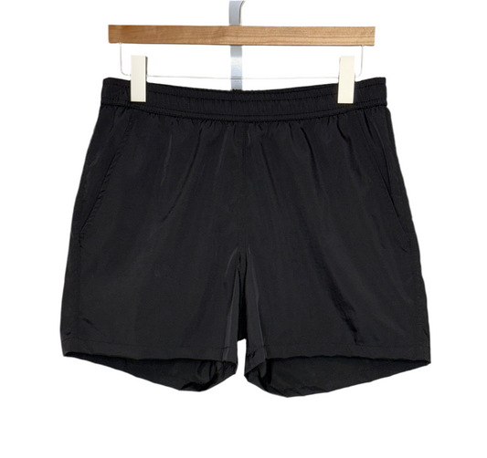 Iridescent Black Modern Swim Trunk