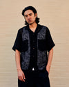 Dexter Black Mesh Short Sleeve Shirt