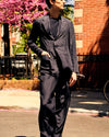 Aaron Linen Blazer Navy