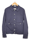 Cornell Jacket Indigo Cotton Blend