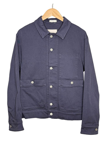 Cornell Jacket Indigo Cotton Blend