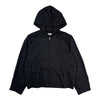 Wool Zip Hoodie Charcoal