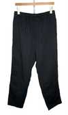 Alva Skate Trouser Italian Jacquard Weave Cotton Black