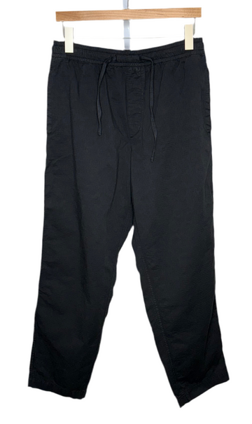 Alva Skate Trouser Italian Jacquard Weave Cotton Black