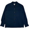 Aabba Cotton-Linen Overshirt Navy
