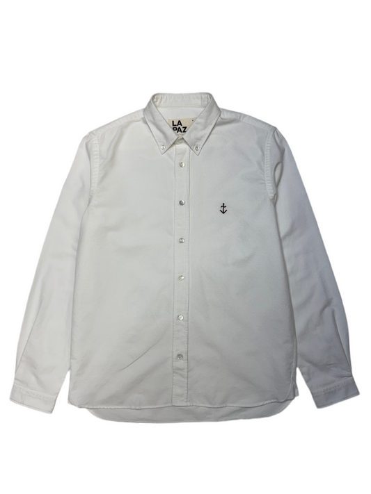 Teles Embroidered Logo Shirt White