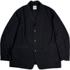 Wool Yarn Dyed Coverall Jacket Navy