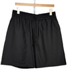 Enzo Elastic Waist Short Black Tropical Wool