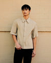 Dao Shirt Beige Concrete Linen