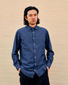 Canary Cotton Button Front Shirt Lagoon