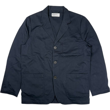 Navy Twill Three Button Jacket