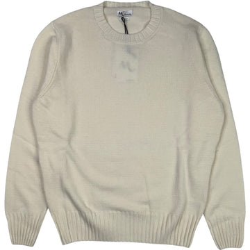 Aappio Round Neck Sweater Cream