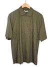 Sidri Short Sleeve Shirt Olive Ebriodery