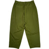 Elastic Waist Baggy Pant Olive Pinstripe