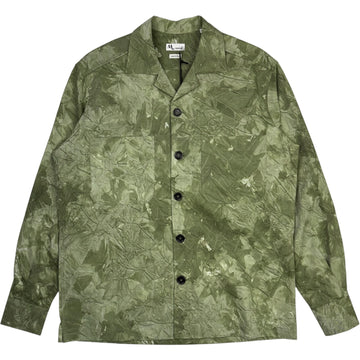 Aabba Cotton Overshirt Olive Green