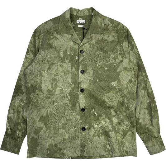 Aabba Cotton Overshirt Olive Green