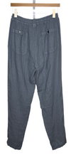 Mattia Straight Leg Pant Linen Light Blue