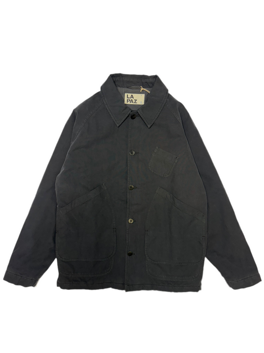 Mantero Expedition Jacket Black Sand Canvas