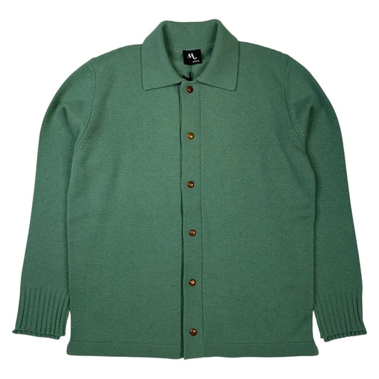 Aamleto Long Sleeve Knit Shirt Green