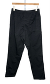 Alva Skate Trouser Italian Jacquard Weave Cotton Black