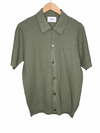 Nolan Polo Cardigan Sage Green
