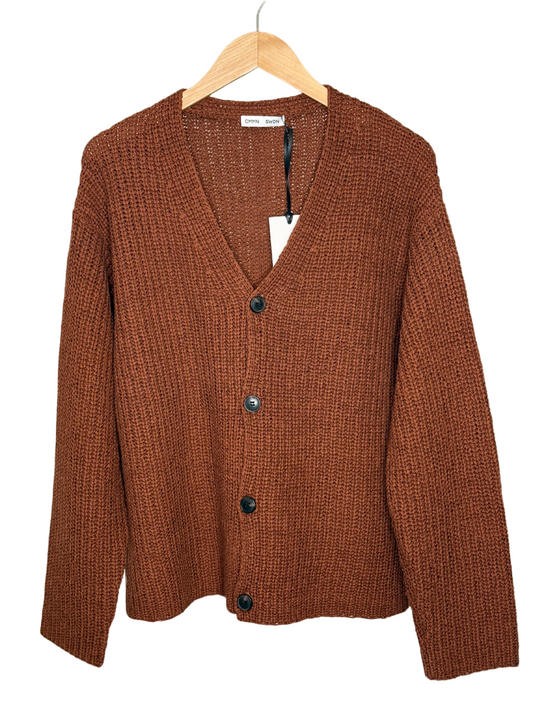 Eldar Relaxed Fit Cardigan Brown
