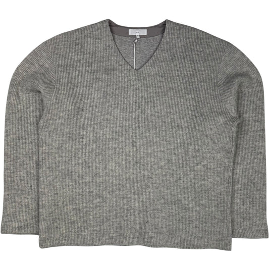 V Neck Snap Sweater Oat