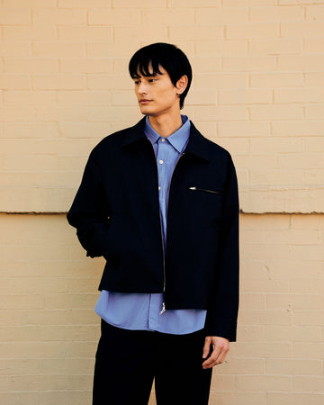 Postal Jacket Anthracite Wool